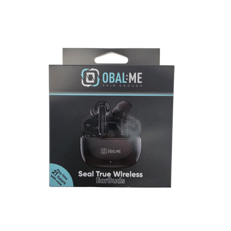 Auricolari Wireless OBAL:ME Cuffie Seal True Wireless Nera