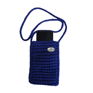 PORTA CELLULARE UNIVERSALE REALIZZATO A MANO IN CORDINO ROSSO