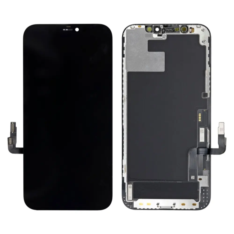 LCD DISPLAY PER APPLE IPHONE 12/12 PRO HARD OLED ORIGINAL SIZE PARI ALL'ORIGINALE