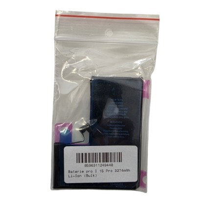 BATTERIA PER APPLE IPHONE 15 OEM NUOVA DI RICAMBIO 3349 MAH CON BIADESIVO